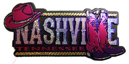 Nashville Magnet - Metallic Hat & Boot