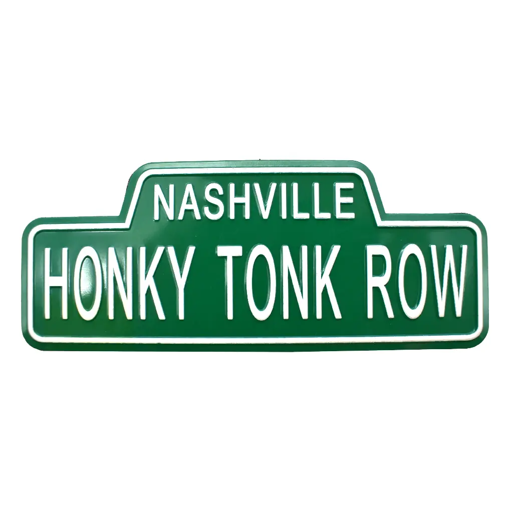 Nashville Magnet - Honky Tonk Row Tin Sign