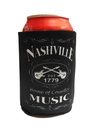 Nashville Huggie/Koozie - Blk & Wht Est.