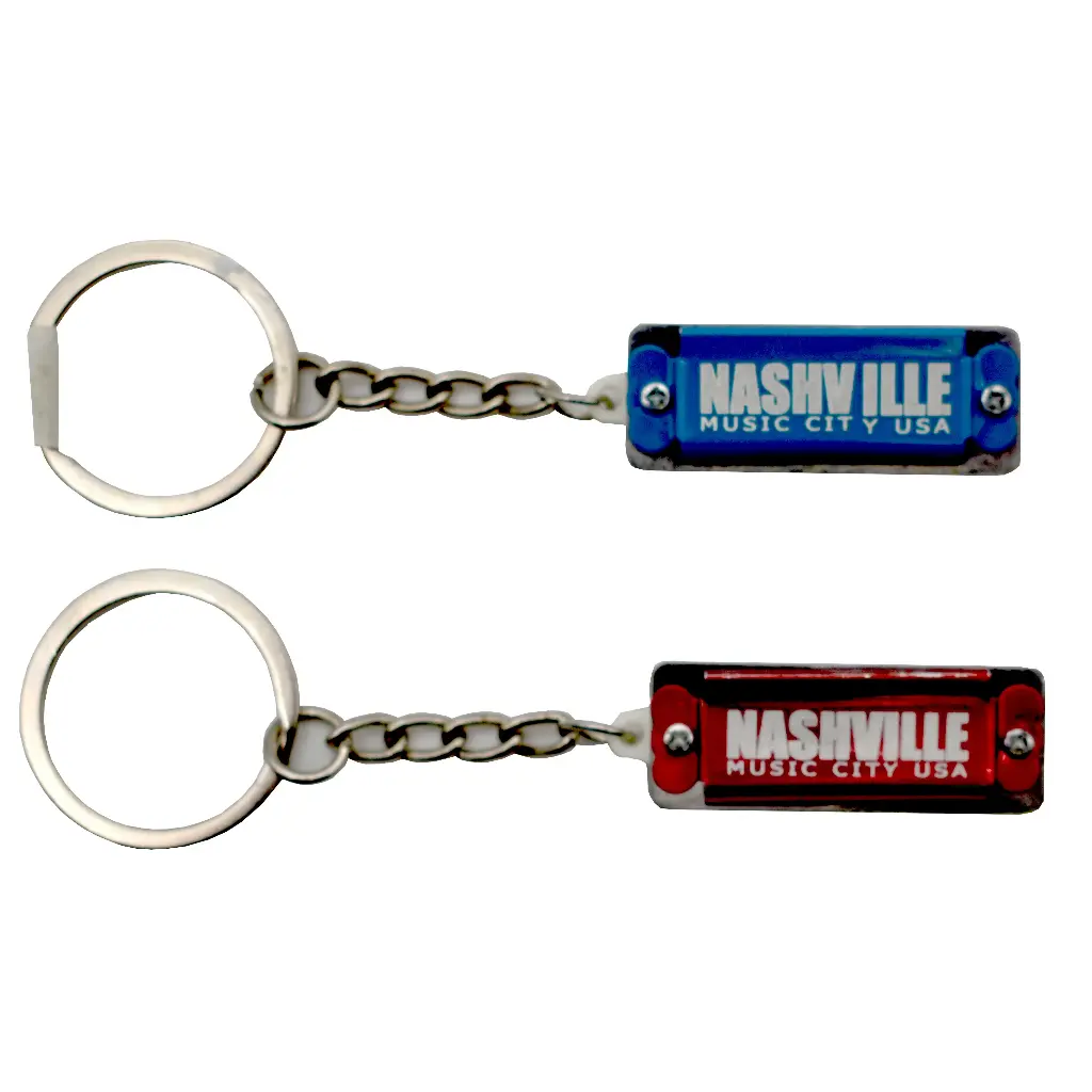 Nashville Key Chain - Harmonica