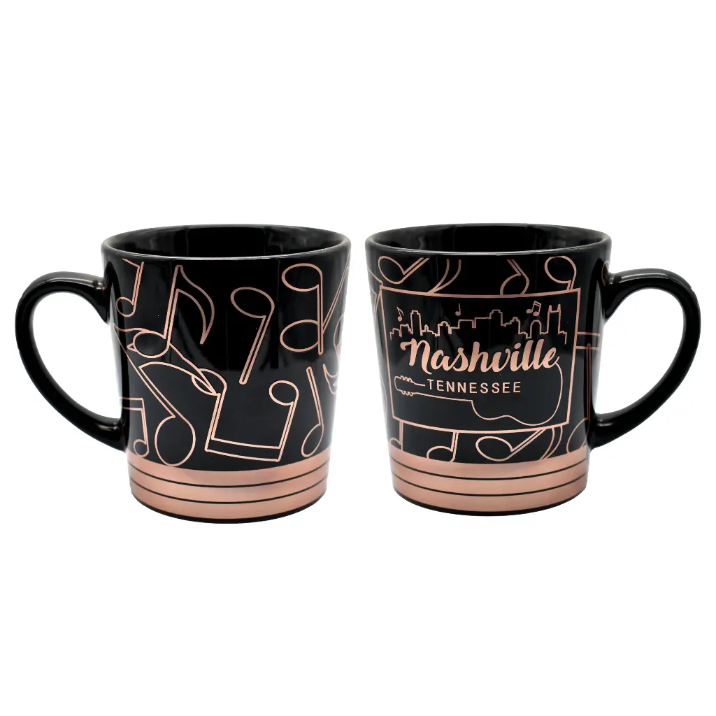 Nashville Mug - Rose Gold Music Note