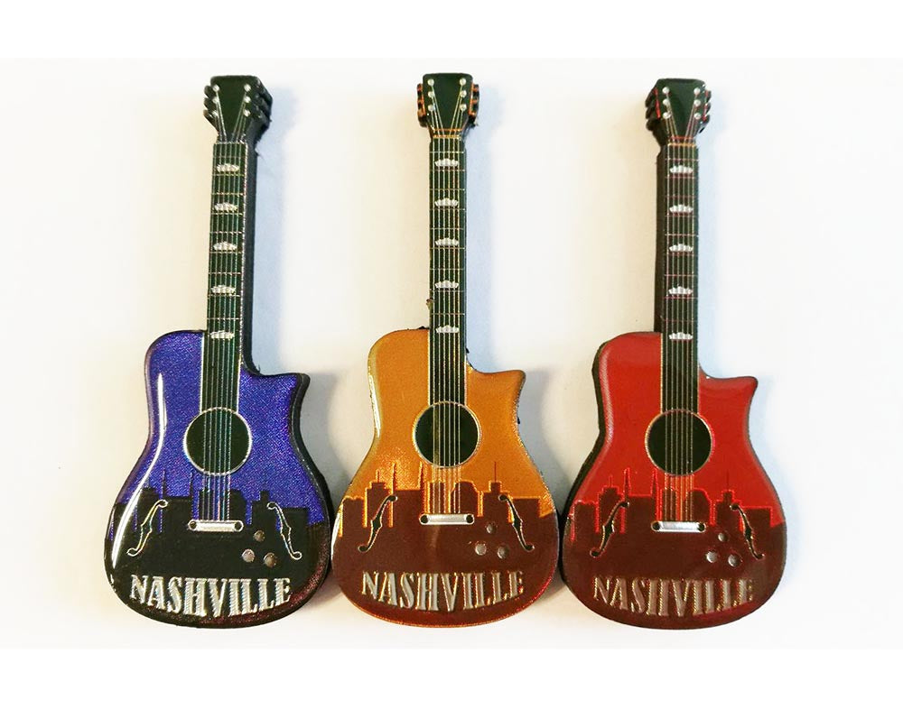 Nashville Magnet - Guitar Metallic Assorted