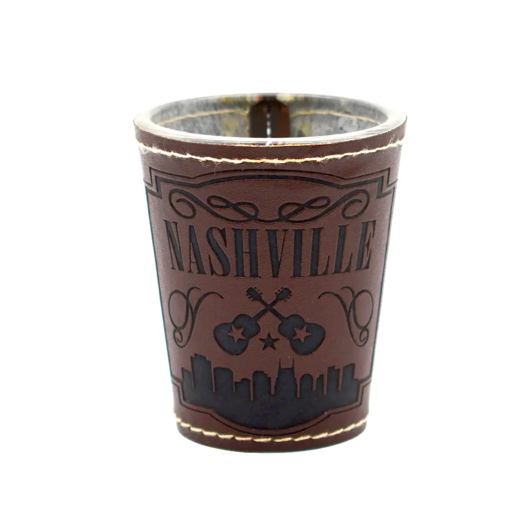 Nashville Shot Glass - Leather