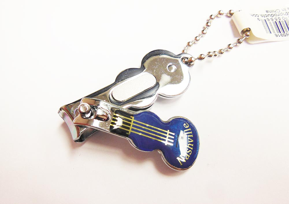 Nashville Key Chain - Guitar Nail Clipper