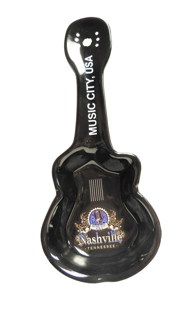 Nashville Spoon Rest / Ashtray - Guitar Shape