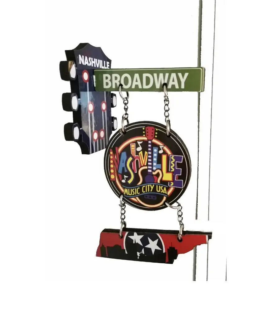 Nashville Magnet - 4 Part Dangle