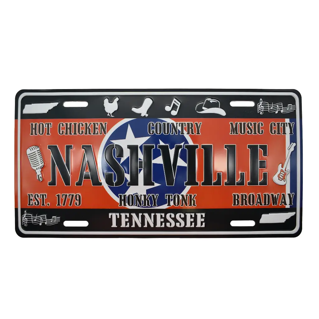 Nashville License Plate - TN Icons