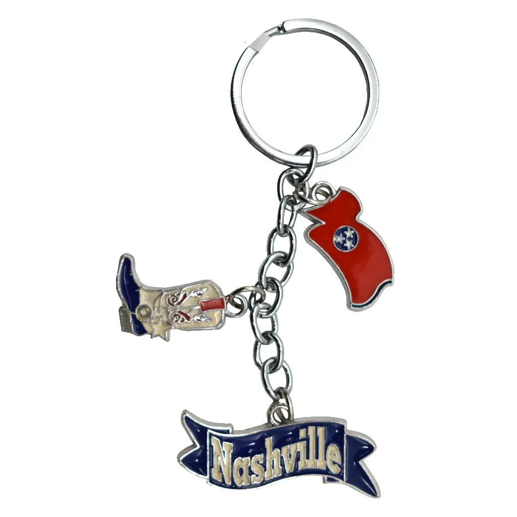 Nashville Key Chain - Icons Dangle