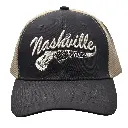 Nashville Cap/Trucker Hat - Blue w/Gray