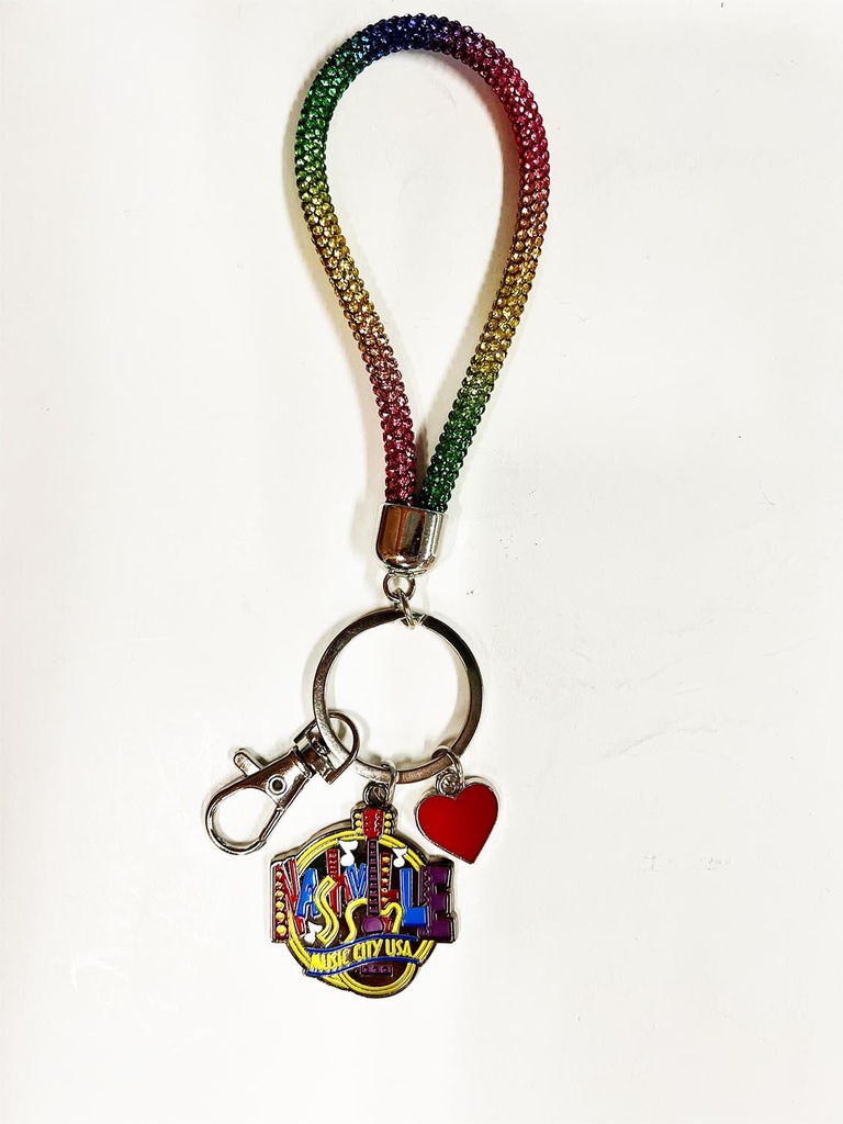 Nashville Key Chain - Wristlet w/ Charms