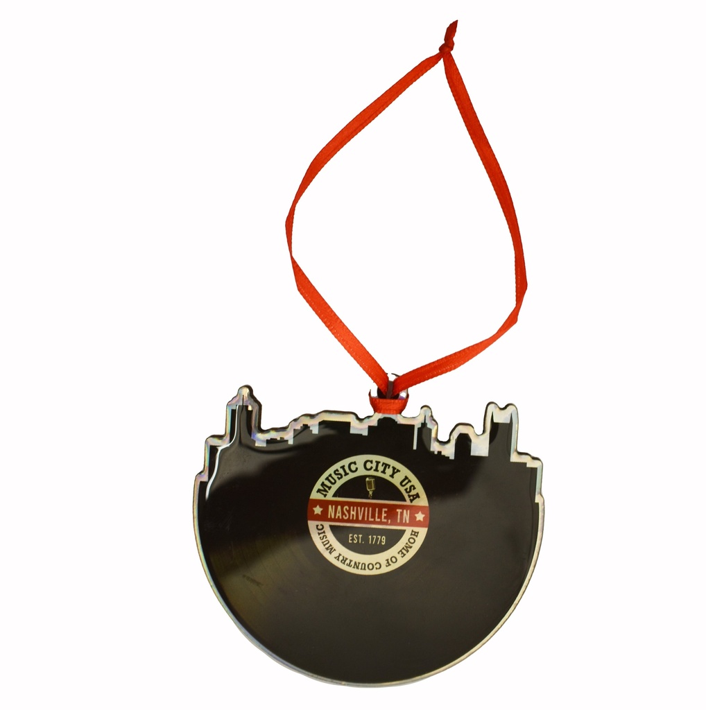 Nashville Ornament - Diecut Record Est 1779