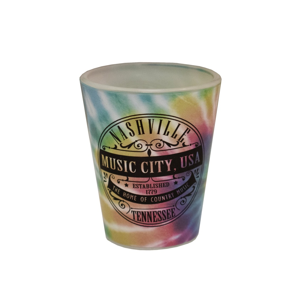 Nashville Shot Glass - Tie Dye