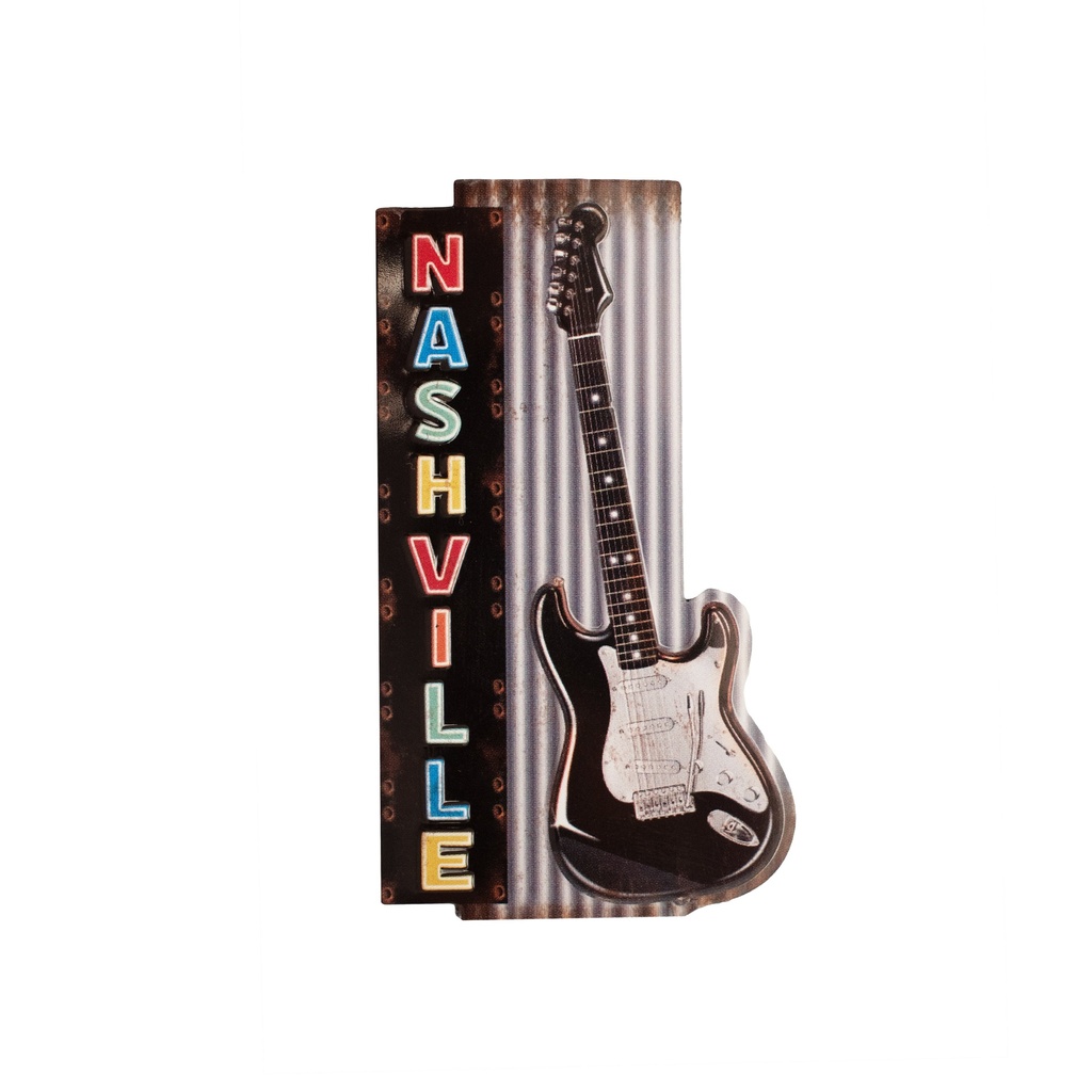 Nashville Magnet - Tin With Guitar