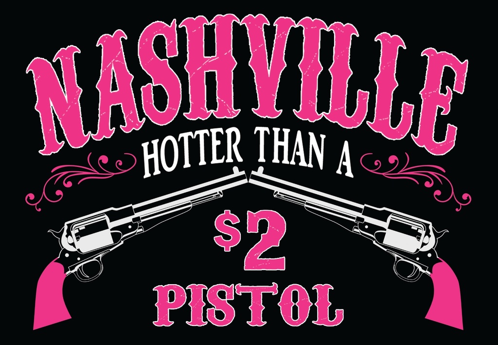 Nashville Post Cards - Hotter Than A $2 Pistol - Pack of 50