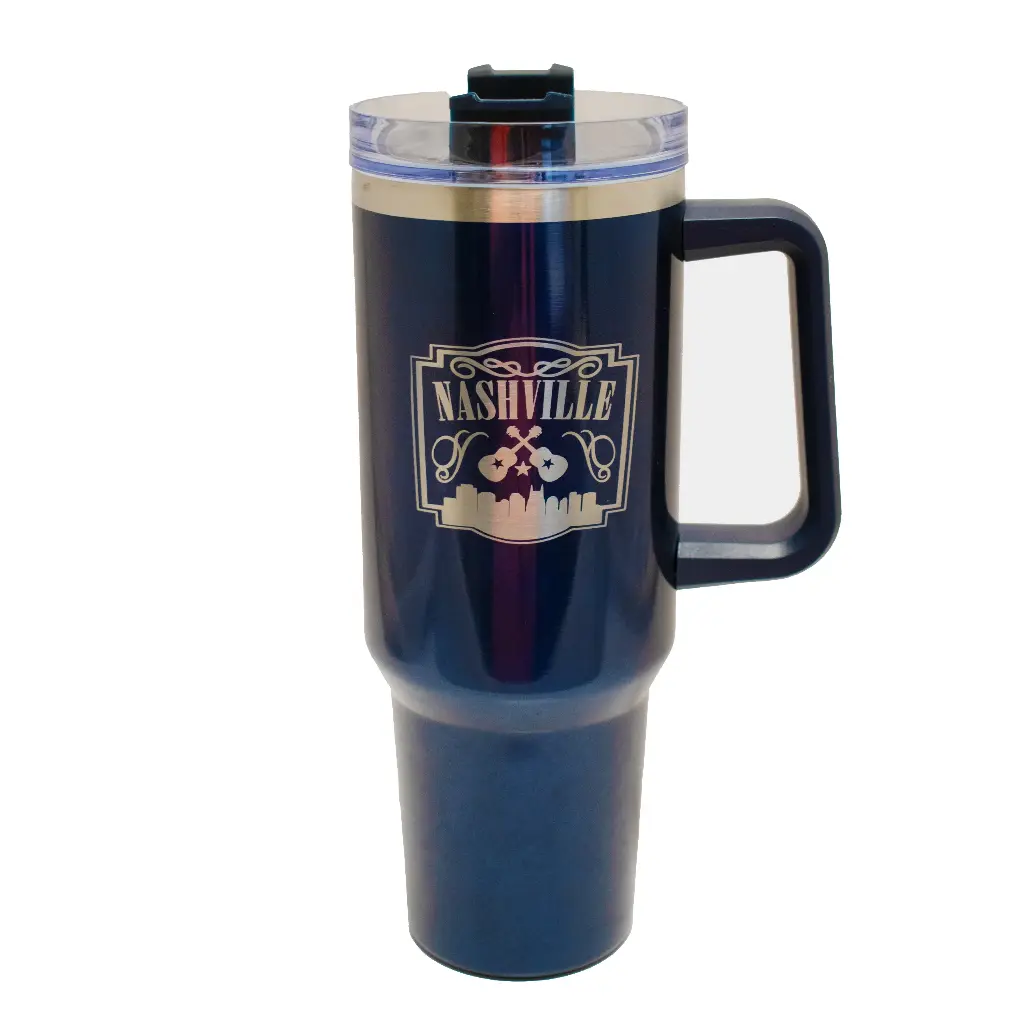 Nashville Tumbler 40oz- Blue