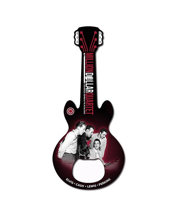 Million Dollar Quartet Magnet Bottle Opener - Guitar