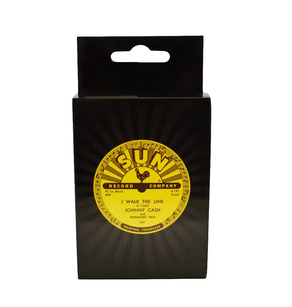 Sun Record Playing Cards - Johnny Cash I Walk The Line