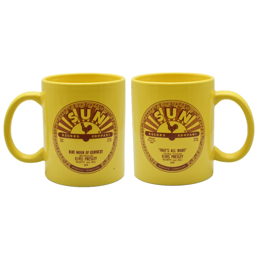 Sun Record Mug - Elvis That's All Right/Blue Moon Of... Two Sided