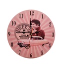 Sun Record Clock - Elvis Pink