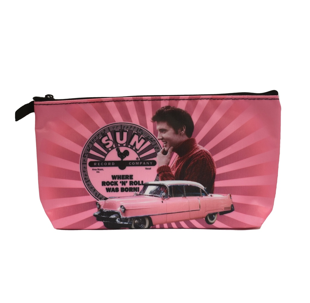 Sun Record Makeup Bag - Elvis Pink Caddy