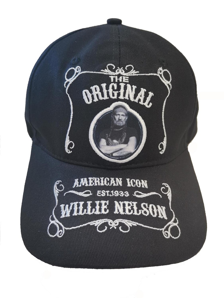 Willie Nelson Cap - Blk&Wht