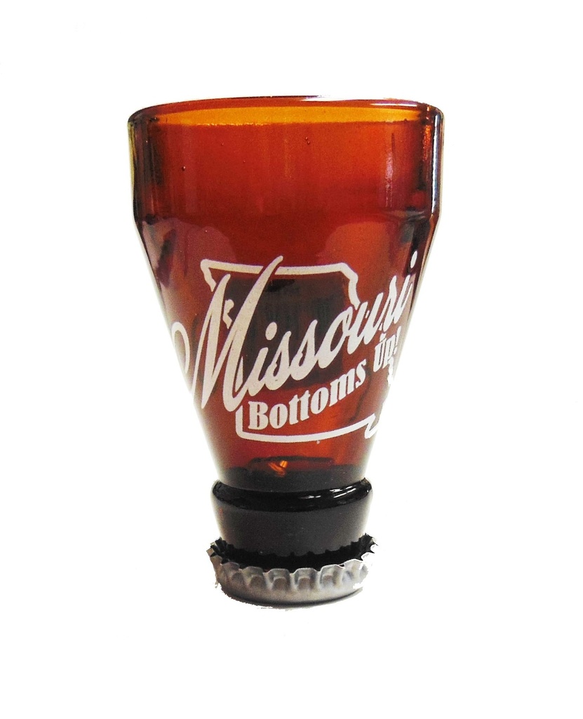 Missouri Shot Glass - Beer Bottle Top