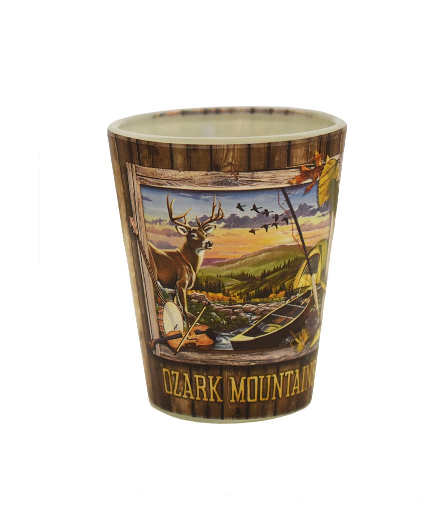 Ozark  Mountains Shot Glass