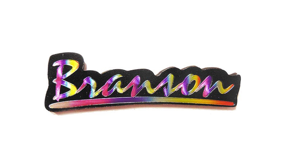 Branson Magnet - Name Metallic