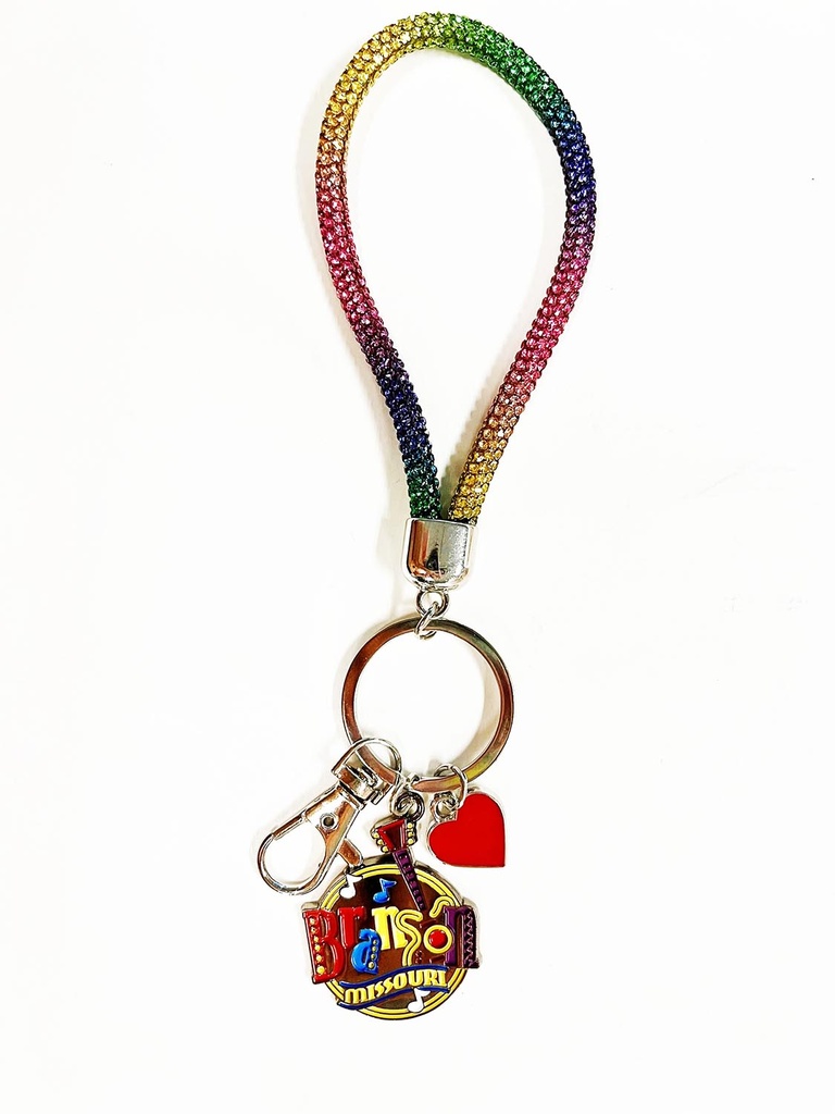 Branson Key Chain - Wristlet w/Charms