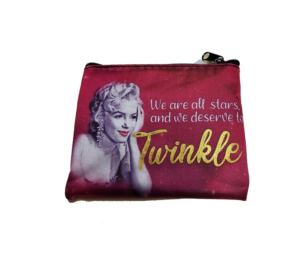 Marilyn Monroe Key Chain Coin Purse Twinkle