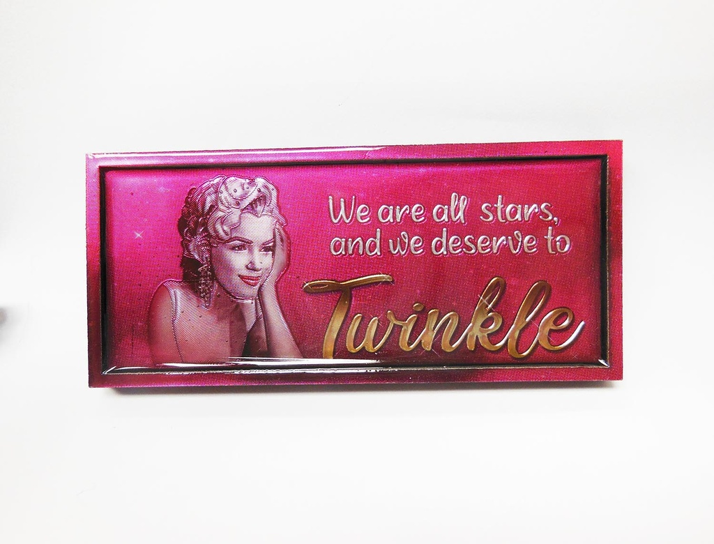 Marilyn Monroe Magnet - Pink Twinkle 3D