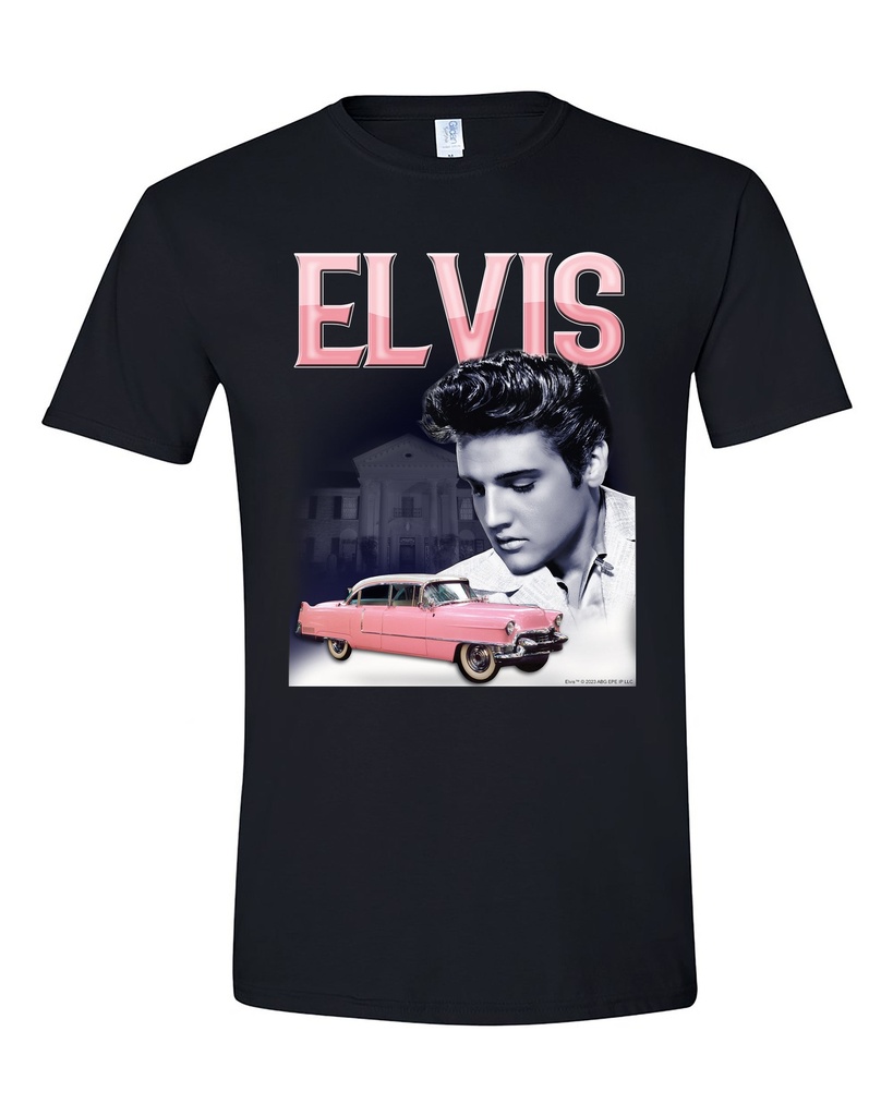 Elvis T-Shirt - Pink Caddy