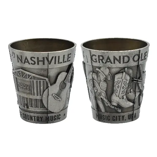 [G6936] Grand Ole Opry Shot Glass - Pewter