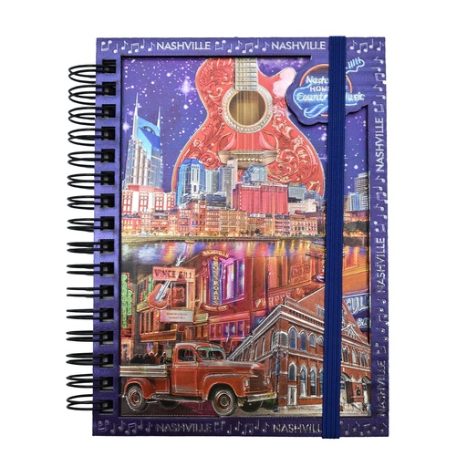 [N7102] Notebook - Nashville Collage Foil