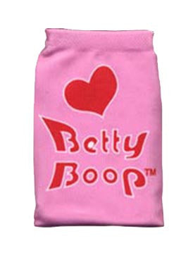 [BB0111] Betty Boop Pouch with Adjustable Strap - Pink Name