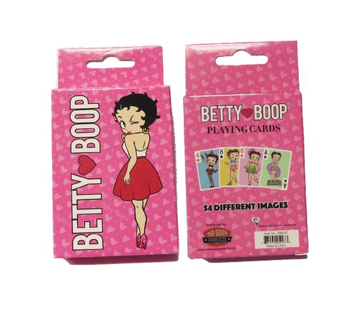 [BB6267] Betty Boop Playing Cards - 54 Images