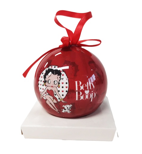 [BB6608] Betty Boop Ornament - Red Ball