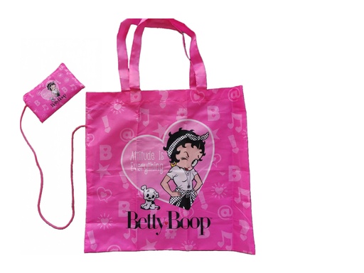 [BB6612] Betty Boop Bag With Pouch - Attitude - 12 pc Set