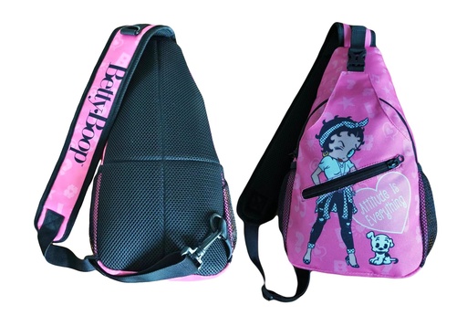 [BB6657] Betty Boop Sling Bag/Backpack - Attitude