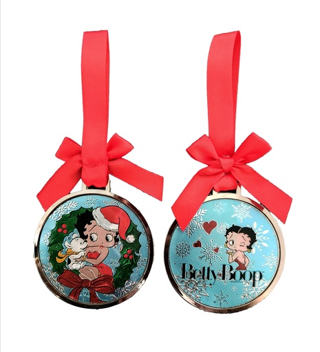 [BB6722] Betty Boop Ornament - Metallic