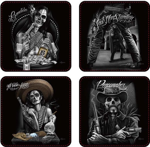 [DG5158] David Gonzales Art Coasters - Western