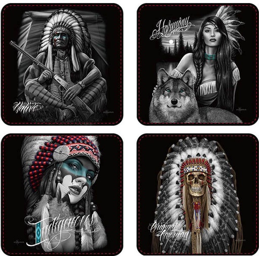 [DG5159] David Gonzales Art Coasters - Native