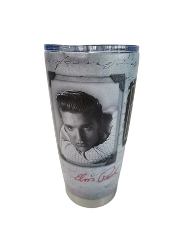 [E8529] Elvis Thermos - Frames With Letter