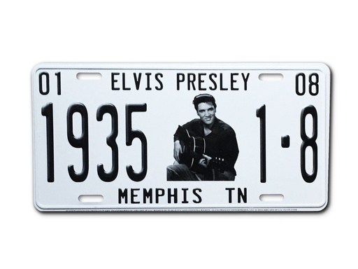 [E8664] Elvis License Plate - 1935