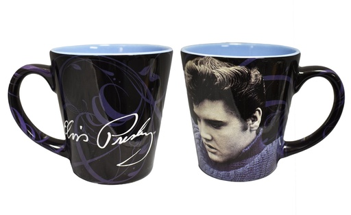 [E8679] Elvis Mug - Blue Sweater Black