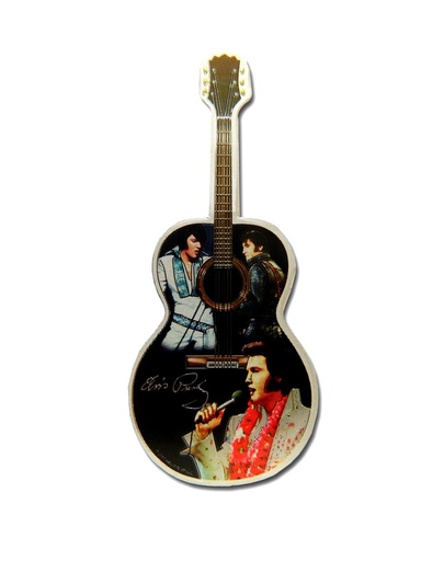 [E8716] Elvis Magnet - Guitar 3 Images Foil