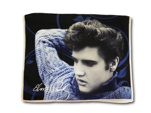 [E8718] Elvis Kitchen Towel - Blue Sweater