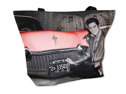 [E8741] Elvis Tote Bag - With Car