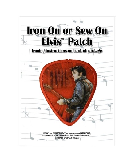 [E8787] Elvis Patch - 68' Name Guitar Pick