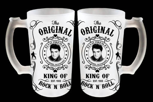 [E8792] Elvis Stein Set - Blk & Wht Est. -16 Oz